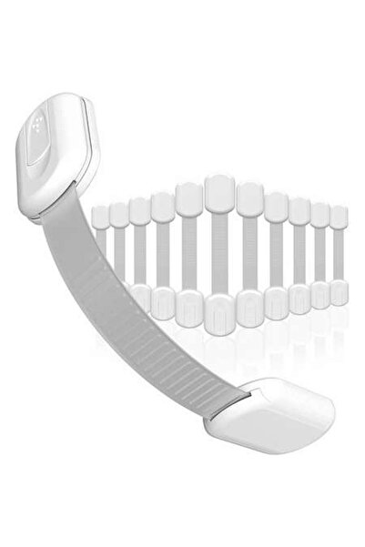 NEX CARE Child Safety Locks - Adjustable 3M Adhesive, Set of 6, White