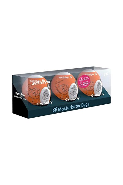 Satisfyer Crunchy Yumurta Masturbatör 3’lü Set