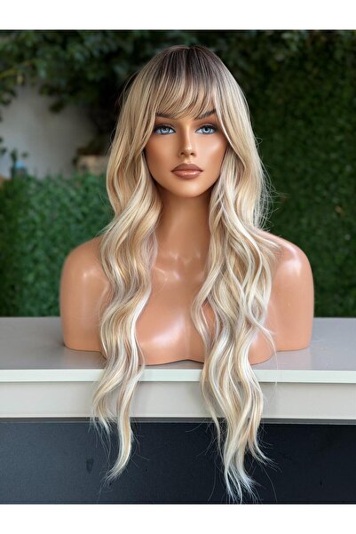 Fenomen Peruk Ombreli Kahküllü Su Dalgalı Peruk