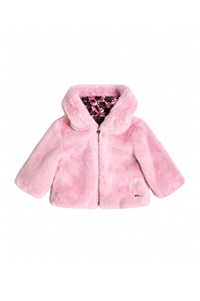 Guess Hooded Kız Çocuk Kürk