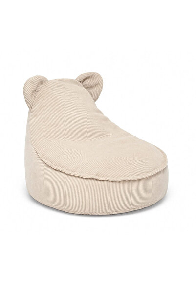 Meowbaby ®   Slimcord Τσάντα Teddy Sako Παιδική Φουσκωτή Πολυθρόνα – Μπεζ, OE...