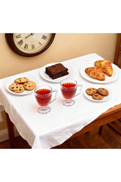 Madame Coco Annecy 4'lü Çay Fincanı Seti - Şeffaf - 190 ml