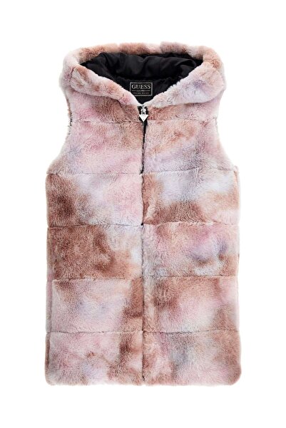 Guess Hooded Kız Çocuk Kürk