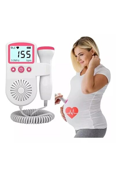 OEM Portable Fetal Doppler Monitor for Pregnant Women, USB, Pink