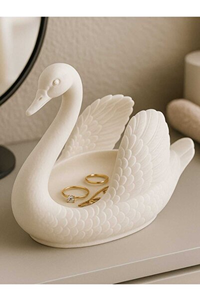 Karma Kuğulu Dekoratif Takı Organizeri