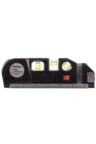 Bigstren Laser spirit level with 3 vials 250 cm,