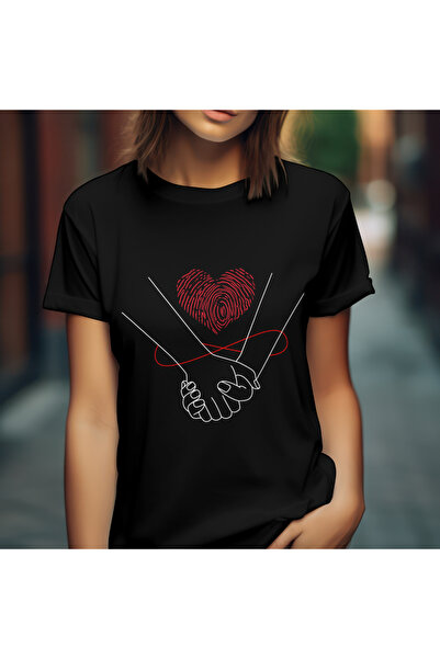 hypewear LOVE heart T-shirt â Hands and Fingerprint Heart Design