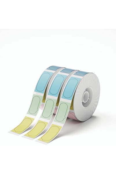 NiiMbot D110 Label Tape (14×40mm), 160 Labels/Roll, 3 Rolls, 5 Colors