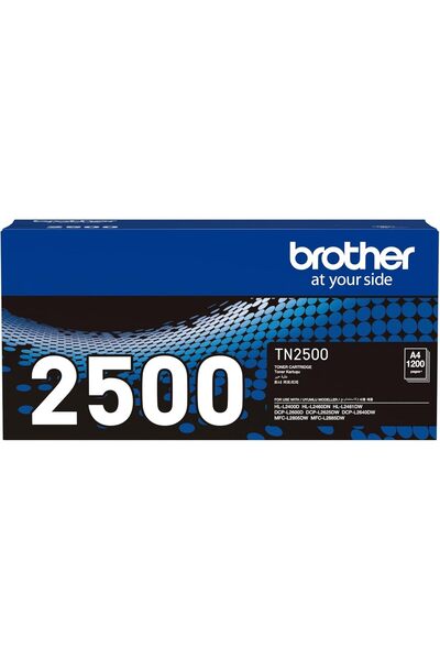 Brother TN2500 Original Black Toner Cartridge - Standard Yield (Up to 1200 Pages)