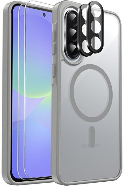 Kipgsm Samsung Galaxy A26 Uyumlu Kamera Lens+Ekran Koruyucu Magsafe Şarj Dest...