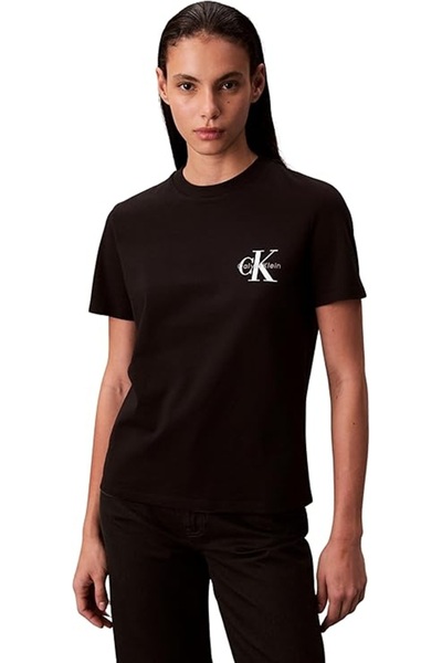 Calvin Klein Monologo Cn 2 Pack Tee T-Shirt Women