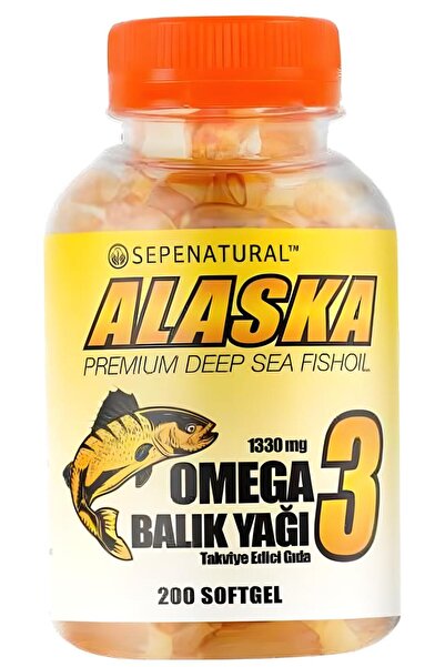 Sepe Natural Omega 3 Fish Oil - 200 Softgels Capsules, 1000 Mg Soft Capsules