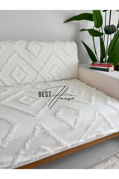 best house decor Lux Nordic Sofa Cover 170X250 cm Ecru