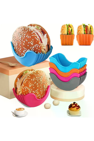 FESECRAFT Reusable Silicone Burger Mold 1 Piece