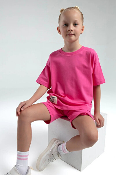 Rolypoly Mother daughter bermuda set - light fuchsia