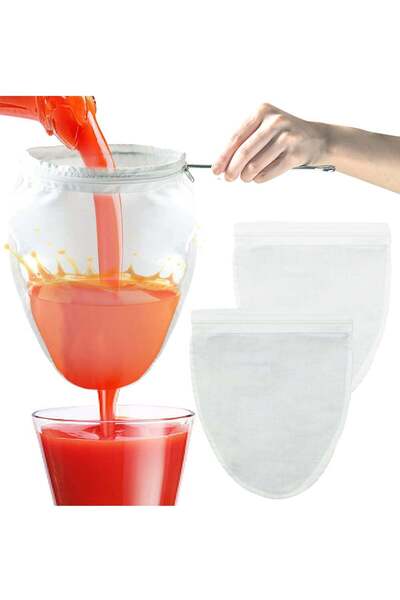 Generic KASTWAVE Filter Bag with Stand, Reusable Nut Milk Filter Bags Set for Vegan Nut Milk, Vegetable Ju