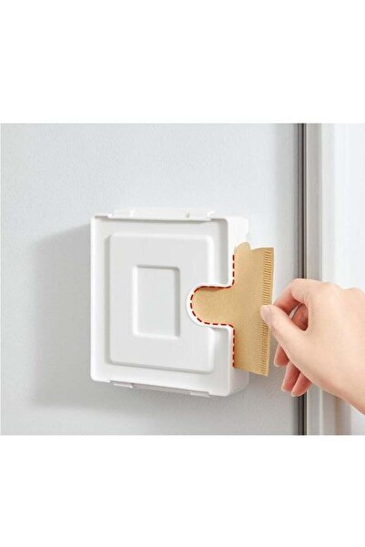 Generic GUDOO Coffee Filter Holder Magnetic Plastic Coffee Filter Storage Dusty and Space Saving Design