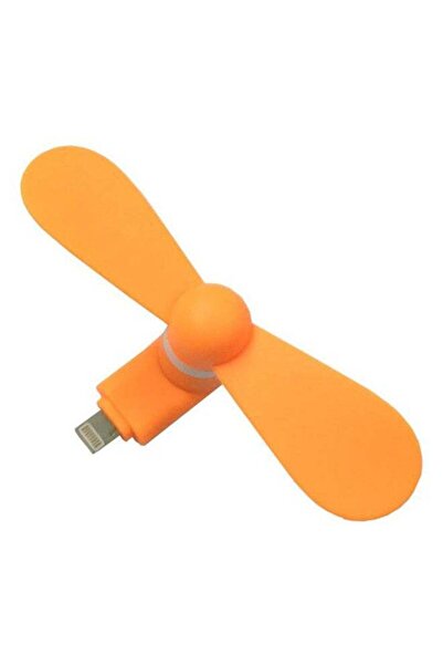 Generic مروحة صغيرة محمولة بمنفذ USB لأجهزة iPhone/iPad 2724317822053 برتقالية