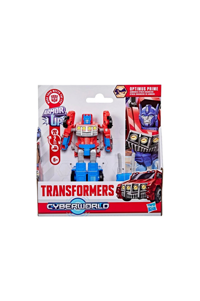 transformers Cyberworld Armored Cyber Changers Optimus Prime G1054