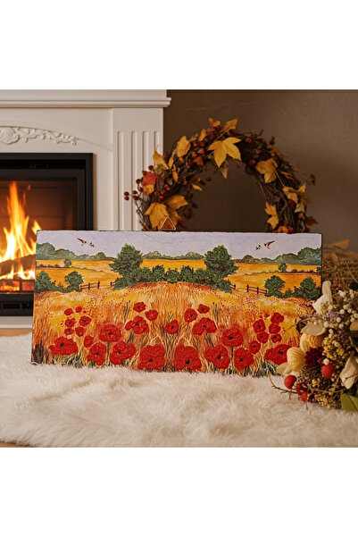 SELLGIFT Hand-painted painting – Poppy Field
