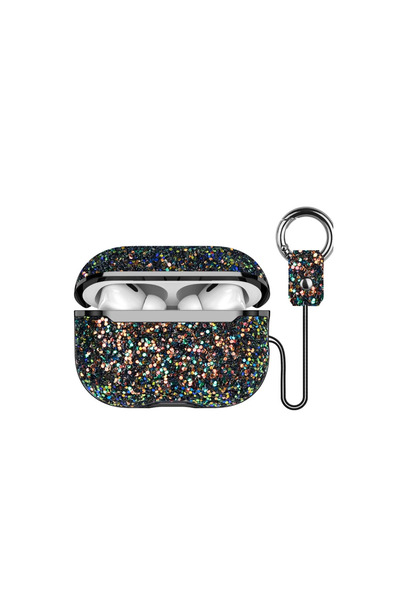 CT STONES Onegif AirPods 3 (3Rd Generation) Bright Glitter AirPods Cover - Black
