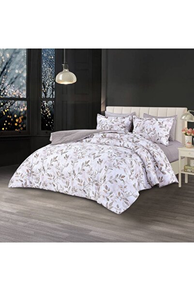 Meven Set Beauty ForHome 6-piece Summer Cotton Floral Duvet Set 220×240 cm