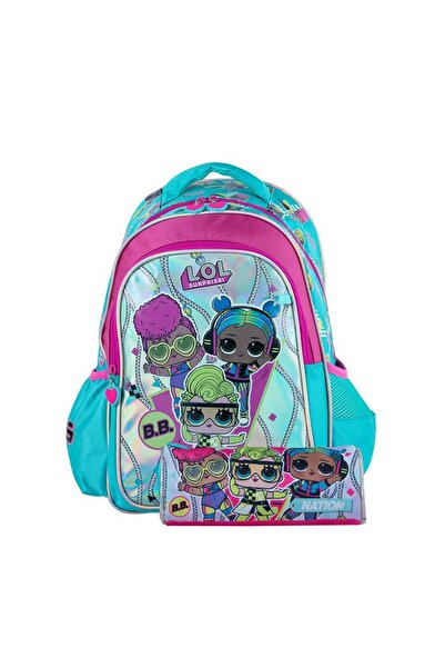 LOL Sky Blue Backpack 16 + Pencil Case