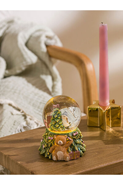 LC Waikiki Esvab Giyim'den Şık Tercihler | Yılbaşı Temalı Işıklı Kar Küresi 13 cm