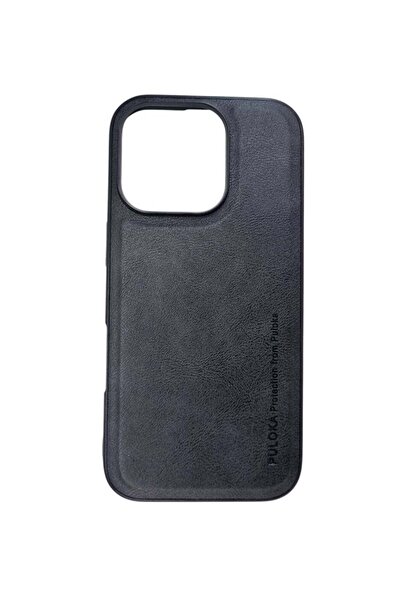 The comprehensive house Leather case, black, iPhone 13 Pro
