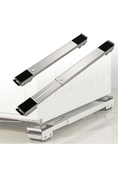 Generic ELTRAZONE 2 Pieces Adjustable Washing Machine Pedestals Frame Drum Washing Machine Refrigerator Mo