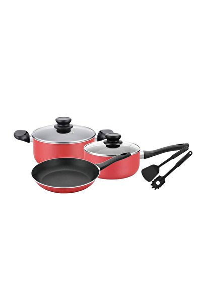 KORKMAZ Astra stainless steel cookware set - 8 pieces