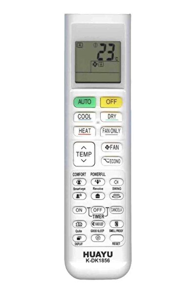 Generic Huayu Universal Daikin A/C Remote Control â€“ LCD Display, Timer & Multiple Modes