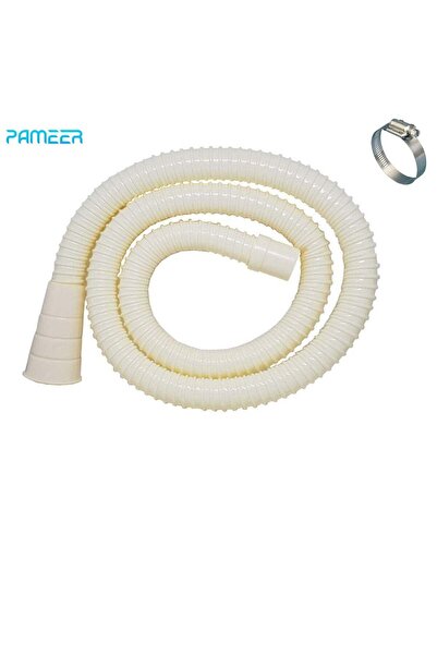 Generic PAMEER 7ft Washing Machine Outlet Drain Hose Pipe Extension, Washing Machine Drain Hose with Clamp