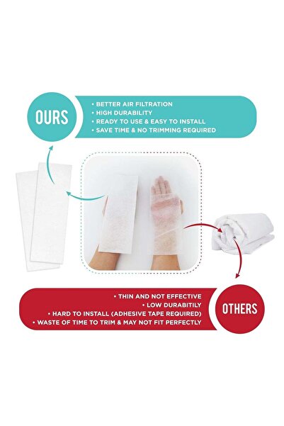 Generic Air Vent Filter, 20" X 84" Vent Filters Paper Anti Dust Net Strainer Air Conditioner Vent Filtratio