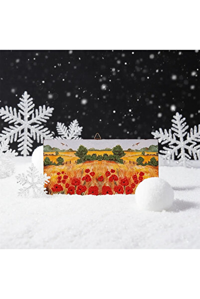 SELLGIFT Hand-painted painting – Poppy Field