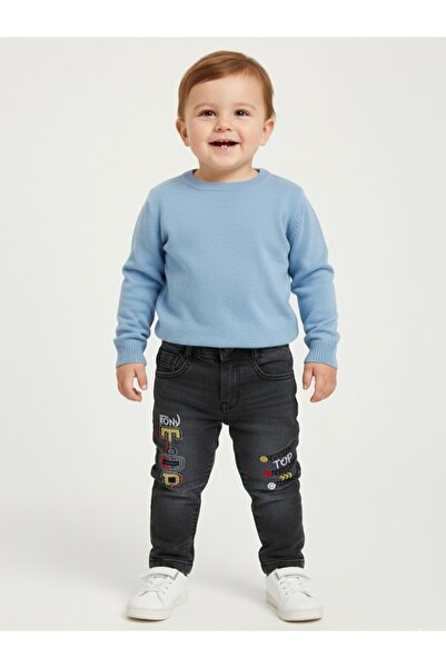 Lily and Co Top Yazılı Erkek Jeans