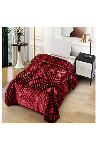 NİCE Brown Blanket 3kg - Double 200x240 cm