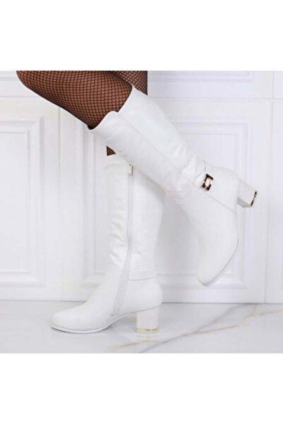 OEM White Fur-Lined Boots Sonita