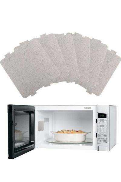 Generic 6 Pcs Universal High Temperature Resistant Mica Sheet Waveguide Cover Mica Plates Sheets for Microw