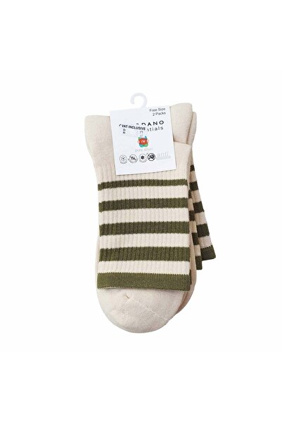 Giordano 2-Pack Cotton-Blend Mid-Length Socks – Essentials Collection