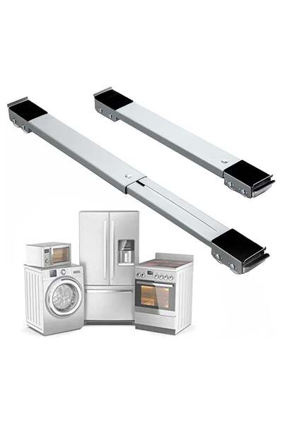 Generic DubaiGallery Heavy Duty Furniture Appliances Rollers, 660 lbs Total Load, Extendable Appliance Roll