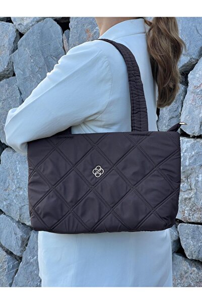 zetus Laura Model Brown Women's Hand and Shoulder Bag