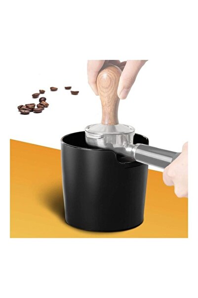 Generic Coffee Machine Knocking Scum Bucket Semi-Automatic Slag Box Black 15 x 15 x 13cm