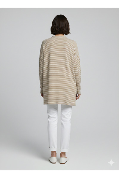 two in sis Striped Tunic Viscose Basic Striped Tunic Hijab Tunic Blouse