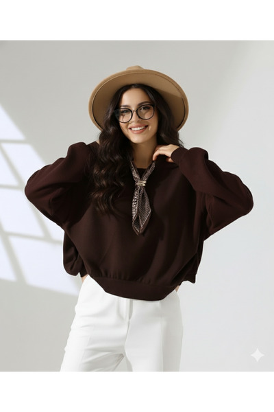 Moda Lounge supradimensionat Hanorac din țesătură Selenik pentru femei tricou