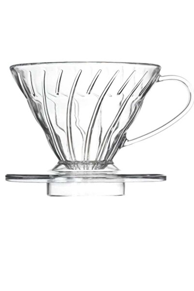 Generic Oasisgalore V 02 60Â° Cone Plastic Coffee Dripper, Reusable Coffee Filter Cup for Home, Cafe, Resta