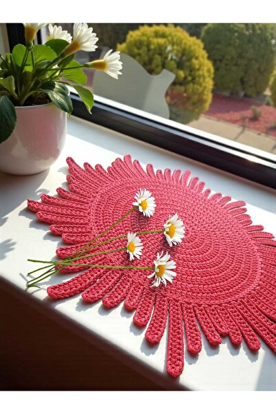 Örgü Sanatı DilekÇak El Örgüsü 6 Kişilik Polyester Soft Makrome Supla Takımı,...