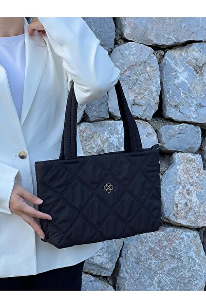 zetus Laura Model Black Women's Hand and Shoulder Bag