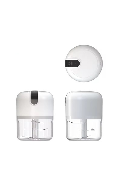 iTin Mini Electric Chopper Wireless, 250ml, 3 stainless steel blades, USB charging, compact, portable