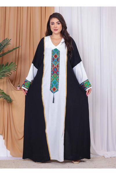 outline A reception jalabiya made of luxurious Egyptian cotton